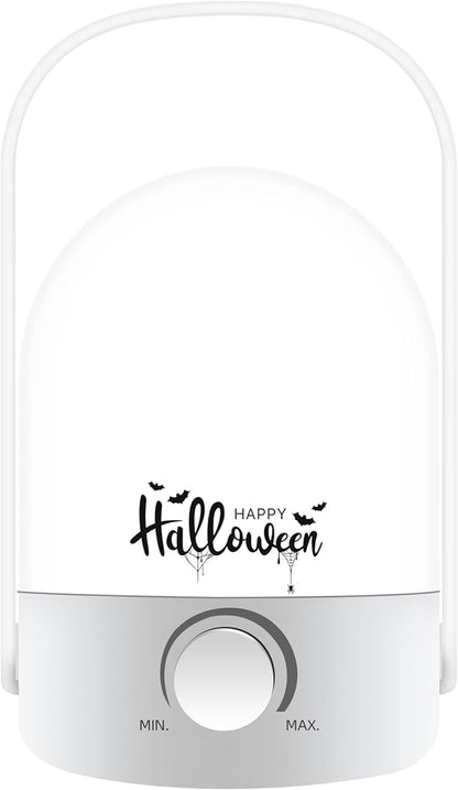 Rechargeable Lamp 1200mAh Small Bedside Rechargeable Lanterns Dimmable Led Cordless Tent Light Holiday Gifts Work,White A