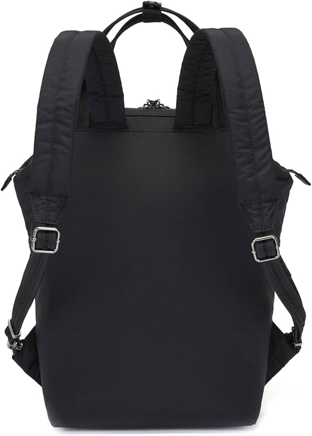 Pacsafe Citysafe CX 11L Anti Theft Mini Backpack - Fits 12" Laptop, Econyl Black