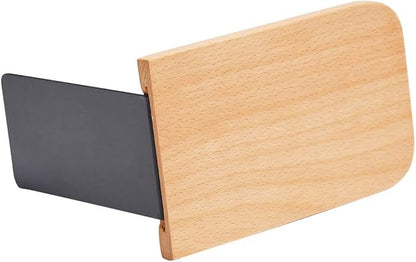 Pandapark Wood Bookends,Non-Skid Bookend for Shelves,Heavy Duty Bookends,Book Stand for Books/CDs,1 Pair