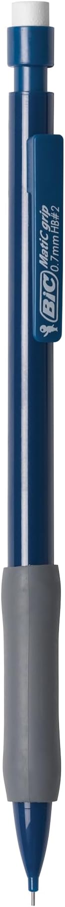 BIC Xtra Comfort Mechanical Pencils, Medium Point (0.7mm), Soft Grip For Comfort and Added Control, 12-Count Pack