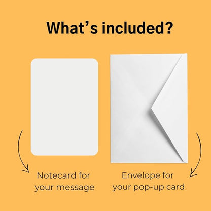 Hartensteler® Butterflies in Nature Pop Up Card - 3D Butterfly Card for Wife, Girlfriend & Mother (Birthday Card, Get Well, Thank You, Anniversary)