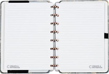 Discbound Notebook Rulled Refills Paper - 5.51" x 7.87" Paper for Custom Discbound Notebook, Planner or Daily Use – 90 GSM Custom Note-Taking System Discbound Inserts – 100 Sheets