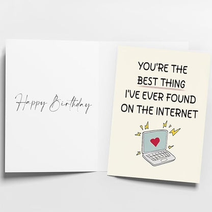 Valentines Day Card | Husband Birthday Card | Funny Birthday Cards for Men, Boyfriend, Husband, and Him | Happy Anniversary & Birthday Gifts for Men