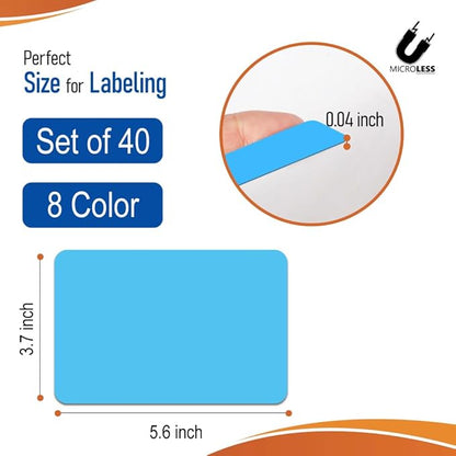Dry Erase Magnetic Label Full Colored 5.6 x 3.7 inch