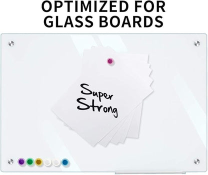 Magnets for Glass Whiteboard, Dry Erase Board, Large, Assorted Color 20 Pack (20PCS)