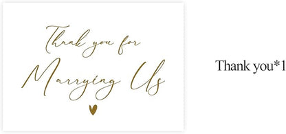 Wedding Day Card, Thank You for Marrying Us, Thank You Card for Officiant, Priest, Minister, Judge, Pastor Gifts.（Thank You C）