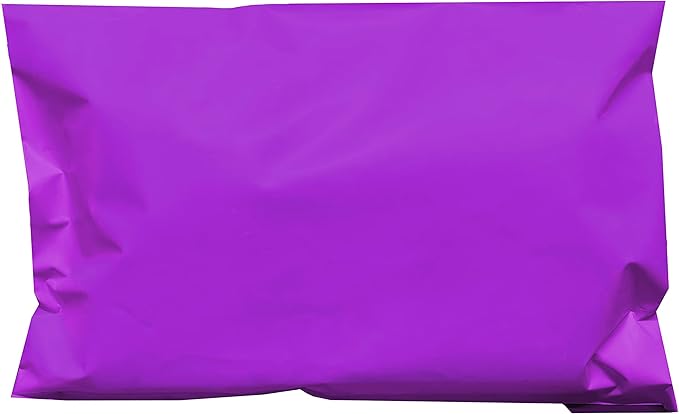 Colored Poly Mailers Pack of: Be creative with your packaging with Colored mailers (Purple, 6" x 9" pack of 200)