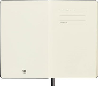 Moleskine Classic Expanded Notebook, Hard Cover, Large (5" x 8.25") Dotted, Black, 400 Pages