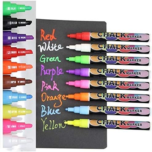 Tabletop Chalkboard Sign with Easel (11x13) + 8 Brilliant Liquid Chalk Markers | Hanging or Freestanding Framed Chalkboard with Hand Crafted Sweetheart Frame - Multipurpose Small Chalkboard Sign