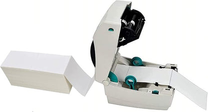 9527 Product 4" x 6" Zebra Fanfold Direct Thermal Shipping Labels,2 Stacks, 4000 Labels White, Perforated (2,000 Label per Stack)