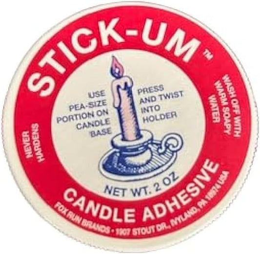 Fox Run Stick-Um Candle Adhesive, 2 Ounces