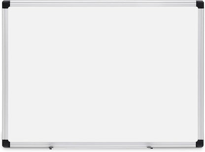 Amazon Basics Magnetic Dry Erase Whiteboard, 24"W x 18"H, Aluminium Frame, Silver/White