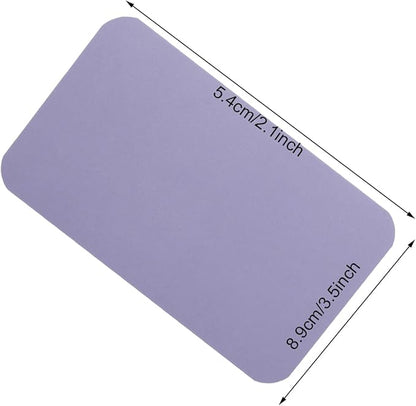 Penta Angel 100 Pcs Mini Paper Blank Gift Notes Cards DIY Craft Small Word Business Message Cards (Light Purple)