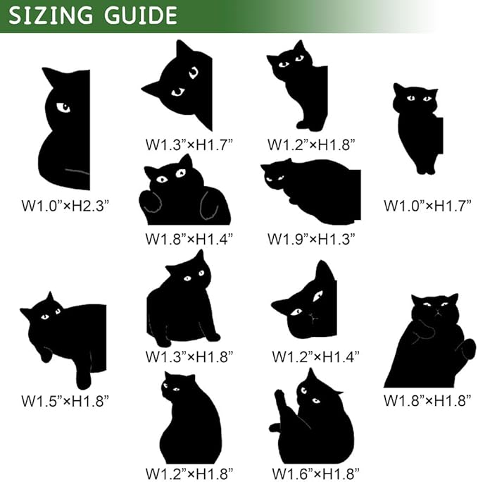 Magnetic Bookmarks - 18 Pieces Assorted Cute Book Markers Clip Set for Teachers Students Book Lovers Reading, for School Office Home Supplies, Kawaii Cat Magnet Page Markers