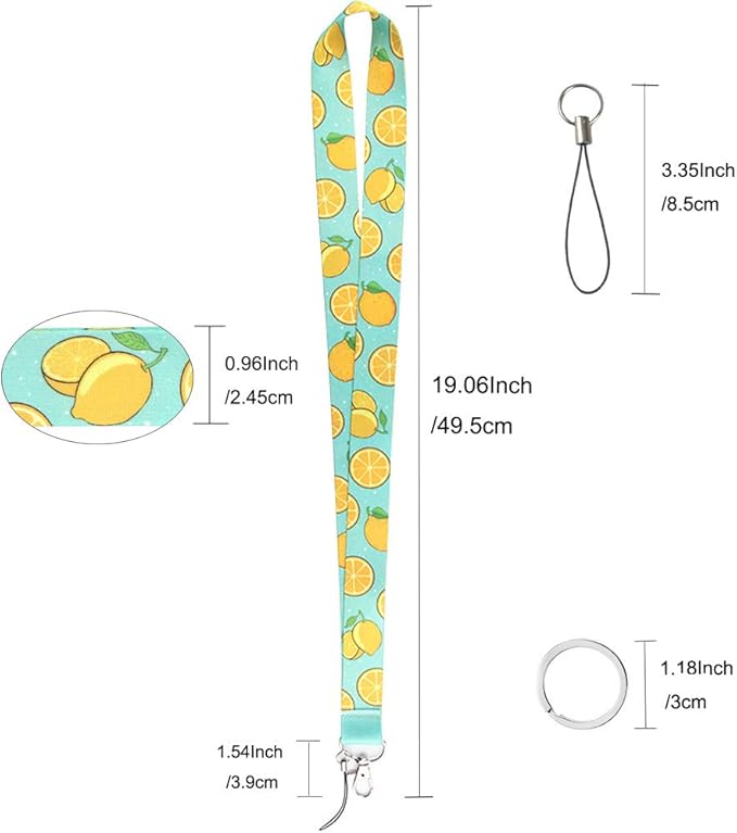 Yiflin Cute Neck Lanyard for Keys, Wallet, Id Card Holder, Cool Keychain Lanyard for Women, Men, Teacher