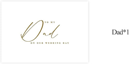 LADY&HOME To My Dad on My Wedding Day Card