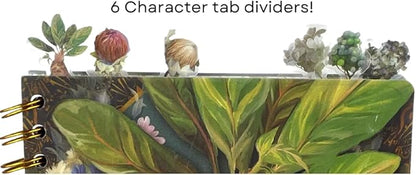 Innovative Designs Harry Potter Tab Journal Notebook, Herbology - Spiral Bound, 144 Lined Pages, 8 x 7 inches