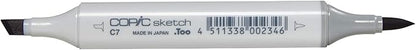 Copic Markers C7-Sketch, Cool Gray