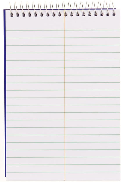 Blueline high-capacity steno pad, medium/college rule, blue cover, 180 white 6 x 9 sheets