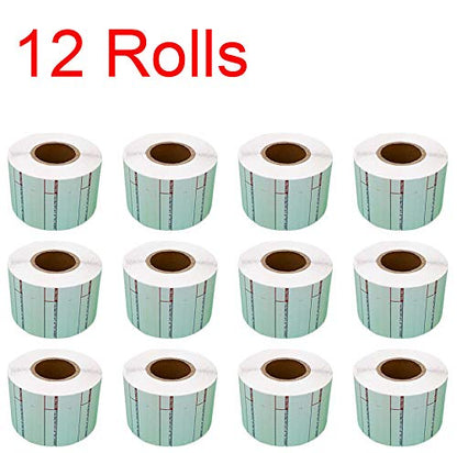 CAS LST-8000 Printing Scale Label, 58 x 30 mm, Non-UPC, 12 Rolls Per Case