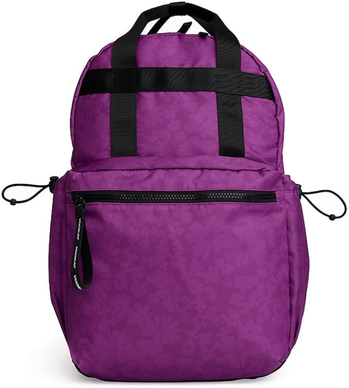 VOORAY 19L Katie Backpack – Large Travel Backpack, Gym & Sports Backpack Wild Desert, Violet Floral