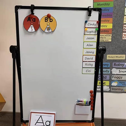 Magnetic Dry Erase Labels Larger 12"x 4", Big Dry Erase Magnetic Labels for Whiteboards, Fridge, School Classroom, Pack of 8