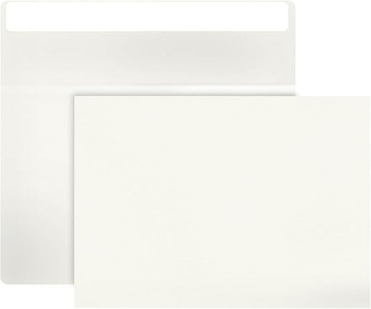 50 sets of A7 envelopes, 5x7 envelopes, 5x7 invitation envelopes, printable invitation envelopes, photos, postcards, greeting cards, Mail, Wedding self-sealing Envelopes (cream)