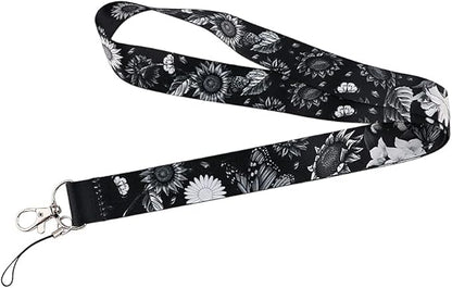 Yiflin Cute Neck Lanyard for Keys, Wallet, Id Card Holder, Cool Keychain Lanyard for Women, Men, Teacher