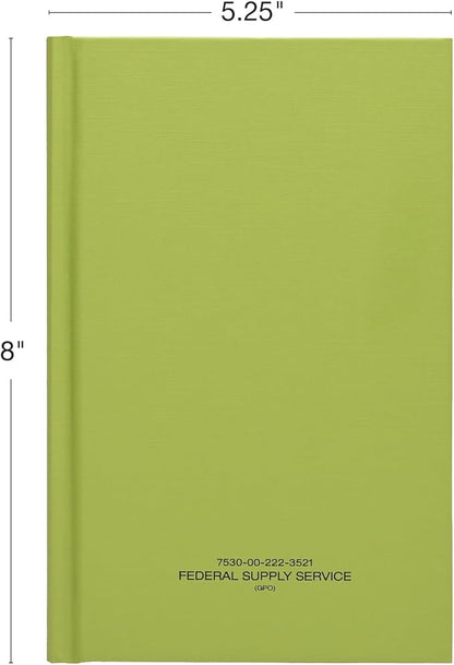 Global Printed Products Tactical Military Notebook 5 Pack (5.25" x 8")