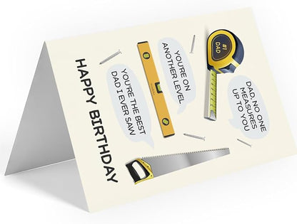 Dad Birthday Card | Birthday Card for Dad | Happy Birthday Dad Card | Birthday Card Dad | Funny Dad Birthday Card from Daughter & Son