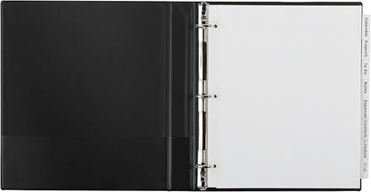Avery 11223 Insertable Big Tab Dividers, 8-Tab, 11 1/8 x 9 1/4