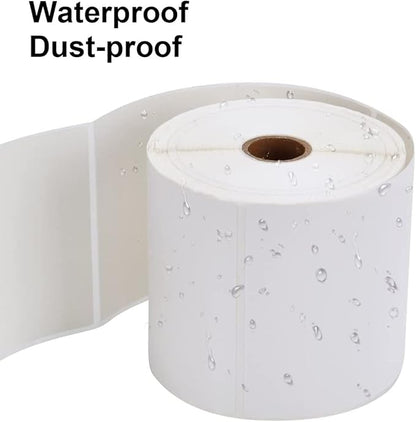 9527 Product 4x6 Direct Thermal Shipping Labels for Zebra 2844 ZP-450 ZP-500 ZP-505,Blank,450 Labels/Roll, 1" Core,Total 6 Rolls