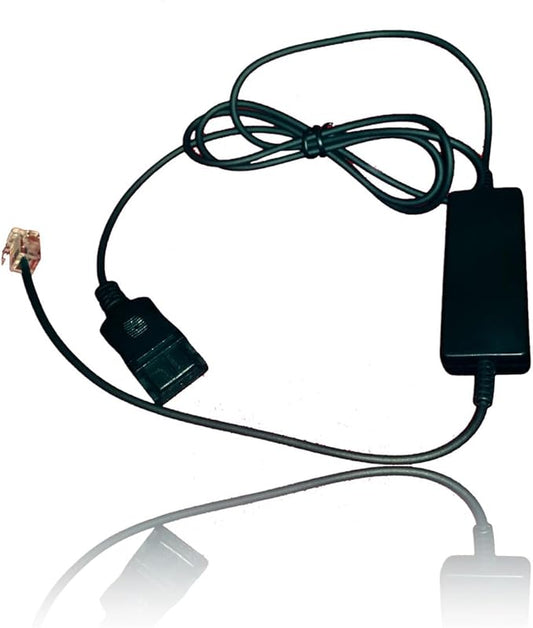 Headset Smart Cord for Jabra, Liberation, GN Netcom, GN - QD - Quick Disconnect - Compatible with Mitel, Cisco, Yealink, Shortel, Poly, Allworx, NEC, Aastra, Nortel, Avaya Vantage Series Telephones