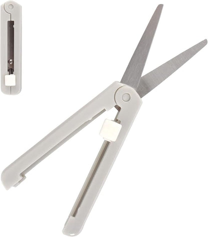 JubileeYarn Push Open Folding Safety Scissors - Grey - 1 Pair