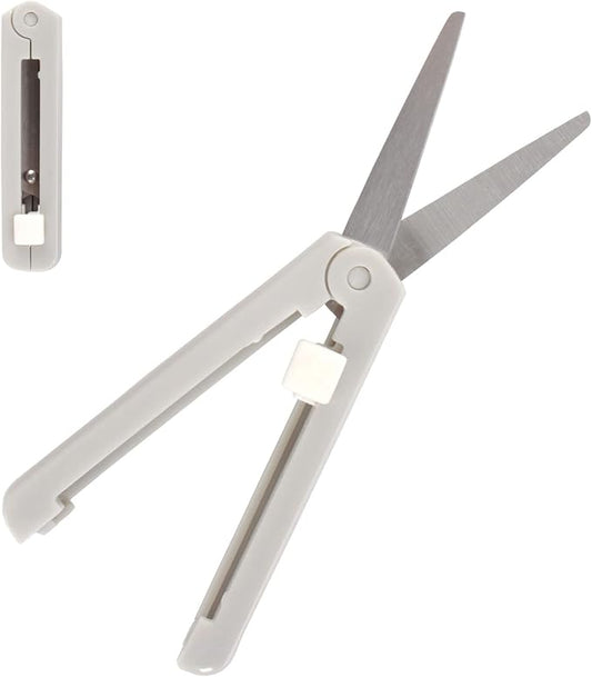 JubileeYarn Push Open Folding Safety Scissors - Grey - 1 Pair