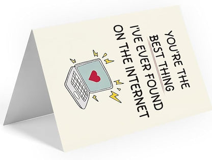 Valentines Day Card | Husband Birthday Card | Funny Birthday Cards for Men, Boyfriend, Husband, and Him | Happy Anniversary & Birthday Gifts for Men