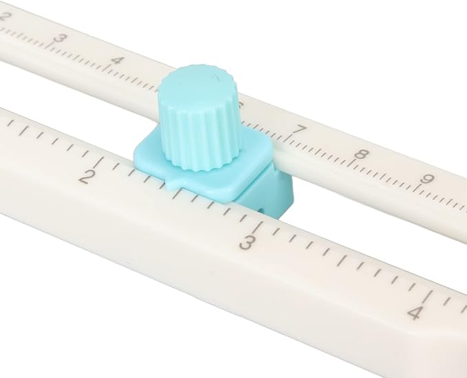 TOPINCN Portable Circle Cutter Circle Cutter Adjustable Paper Cutting Knife Trimmer Rotary Portable Round Model for Paper Crafts Fabric