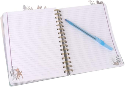 Innovative Designs Disney Bambi Tab Journal Notebook, Spiral Bound, 144 Lined Pages, 8 x 7