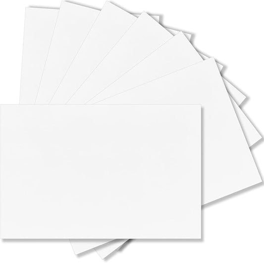 100 Pack Blank Index Cards 4x6 inches, 250 GSM/92 lb Thick White Cardstock Paper for DIY Greeting Cards, Unlined Note Cards Flash Cards Blank Cards for Postcards, Photo Cards, Recipe Cards