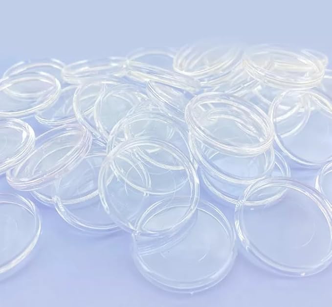 Discbound Expansion Discs, Suitable for Customized Disc Bound Notebooks Planners Journals Binders Scrapbooking, Clear, Plastic, Pack of 11 (1.5 Inch (38mm))