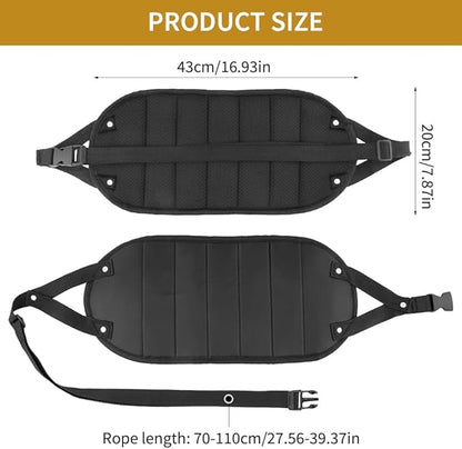 2pcs Airplane Foot Hammock Airplane Foot Rest with Adjustable Height Desk Foot Hammock Travel Foot Rest Foot Sling for Airplane Travel Comfy Foot Hanger Airplane, Black