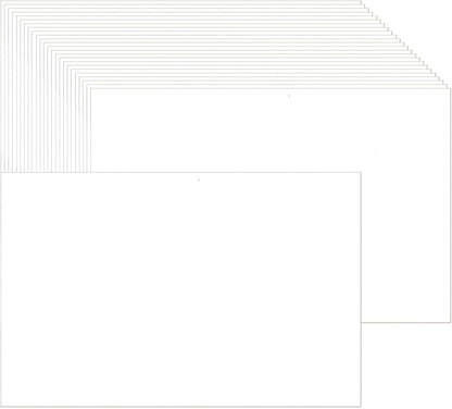 Baisunt 50 Pack 5x7 White Cardstock Paper Blank Thick Heavyweight 92lb Card Stock for Making Greeting Cards, Invitations cards, Photos, Postcards