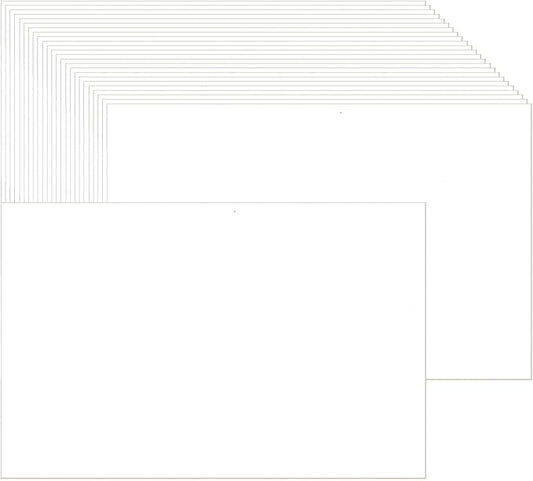 Baisunt 50 Pack 5x7 White Cardstock Paper Blank Thick Heavyweight 92lb Card Stock for Making Greeting Cards, Invitations cards, Photos, Postcards