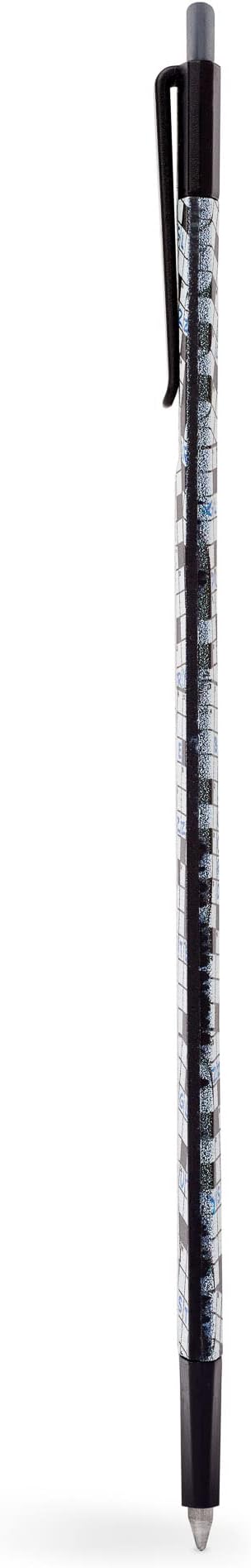 New Pen Bookmark with Refills | Erasable Ballpoint Gel Pen and Bookmark 3-in-1 | Ink Novelty Pen with Eraser | Page Marker | Book Marker | Page Holder Clip | Gift for Reader and Writer (Crosswords)