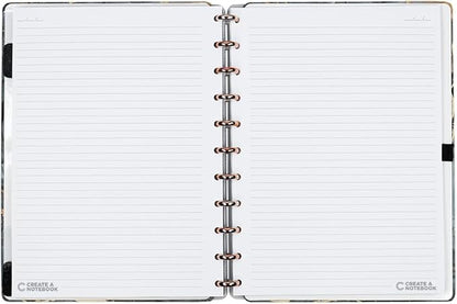 Discbound Notebook Rulled Refills Paper - 7.87" x 10.82" Paper for Custom Discbound Notebook, Planner or Daily Use – 90 GSM Custom Note-Taking System Discbound Inserts – 100 Sheets