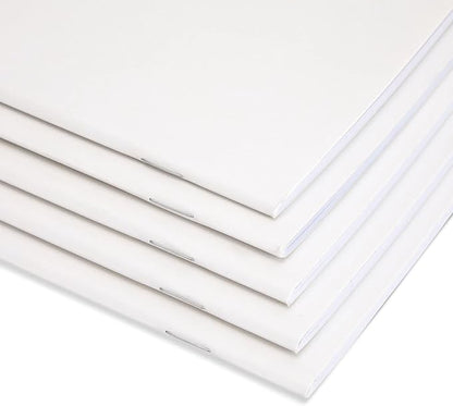 24 Pack Blank Books for Kids To Write Stories - A6 White Notebooks Bulk - Unlined Travel Journals Scrapbooks for Students Sketching (4.3x5.5 in)