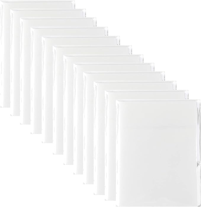 600 Pcs Transparent Sticky Notes Pad, 12 Packs Clear Sticky Notes for Books Message Reminder, Waterproof self-Adhesive Translucent Sticky Notes 3x2 Inch