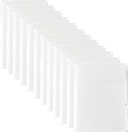 600 Pcs Transparent Sticky Notes Pad, 12 Packs Clear Sticky Notes for Books Message Reminder, Waterproof self-Adhesive Translucent Sticky Notes 3x2 Inch