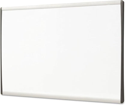 Quartet Dry Erase Board, Magnetic, 24" x 14", Whiteboard, Cubicle, Arc, Aluminum Frame (ARC2414)