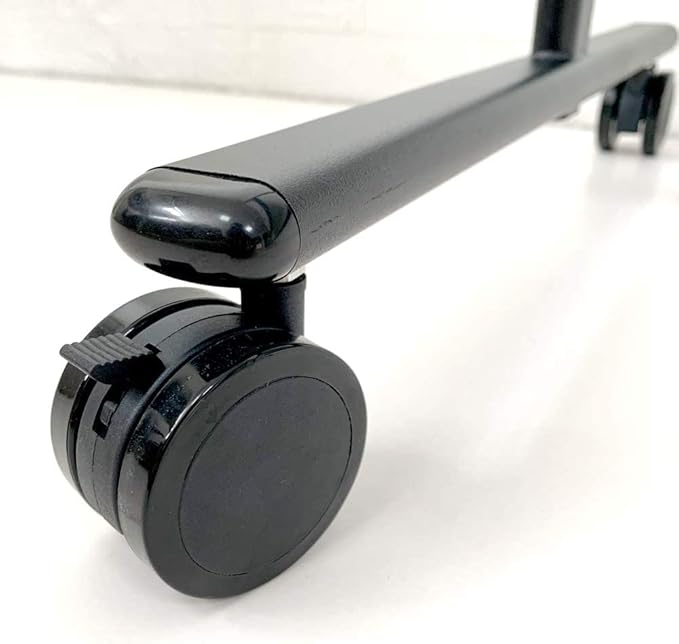 Mobile Whiteboard Easel Style Dry Erase Board Double Sided Reversible White Board 48 Inch x 32 Inch Height Adjustable with Caster Sturdy Perfect for Offices Schools and Presentations